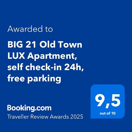 Apartment Big 21 Old Town Lux Apartment, Self Check-in 24h, Free Parking Poznan