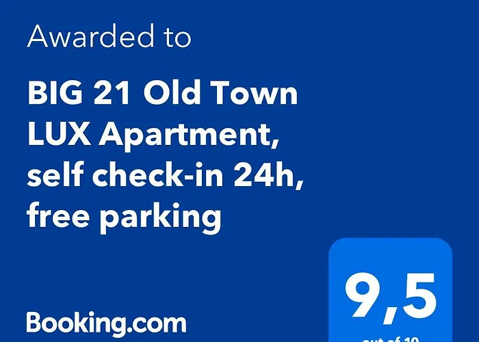 アパート Big 21 Old Town Lux Apartment, Self Check-in 24h, Free Parking ポズナン